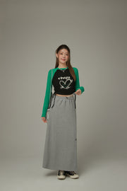 String Basic Long Skirt