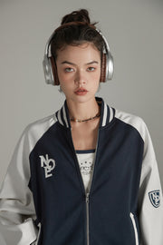 Letterman Varsity Zip-Up Jacket