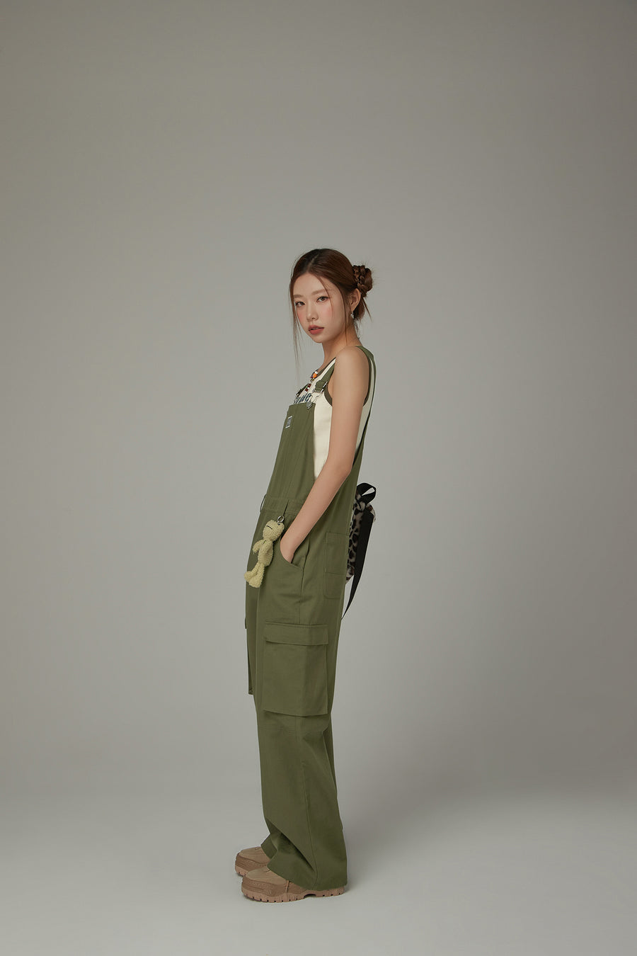 CHUU Basic Pocket Color Overalls