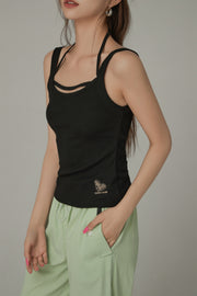 Halter Neck Sleeveless Top