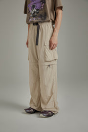 High Waist Drawstring Casual Pants