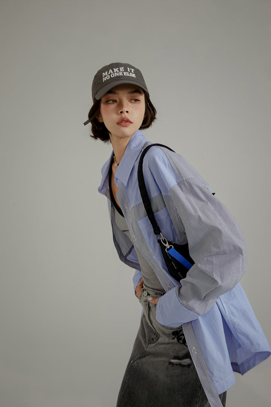 CHUU Daily Color Contrast Loose Fit Shirt