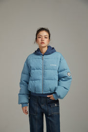 Duck Down Denim Padded Jacket