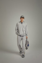 Two Toned String Wide Sweatpants