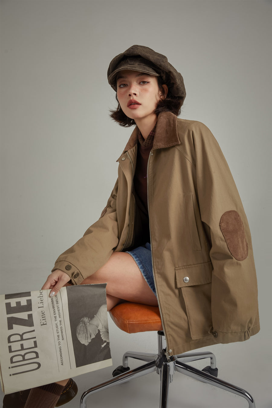 CHUU Corduroy Collar Jacket