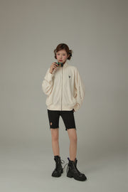 Sporty Zip-Up Loosefit Jacket