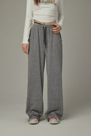 Elastic Casual Wide Pants