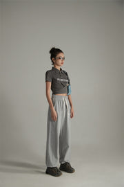 String Banding Jogger Pants