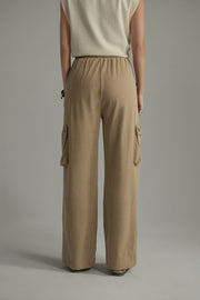 Cargo String Wide Casual Pants