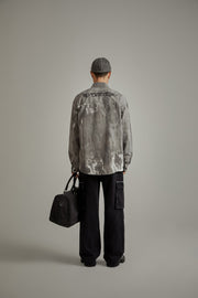 Grayscale Printed Loose Fit Shirt