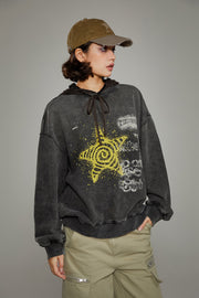 Spiral Star Rouge Sweatshirt