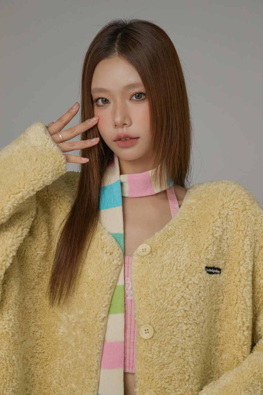 CHUU Fleece Single Jacket