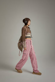 Pocket Wide String Pants