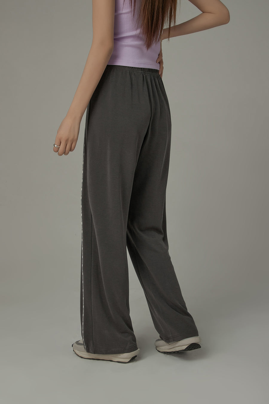 CHUU Elastic Waist?Wide Banding Casual Pants