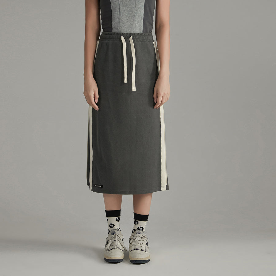 CHUU Lined String Sporty Skirt