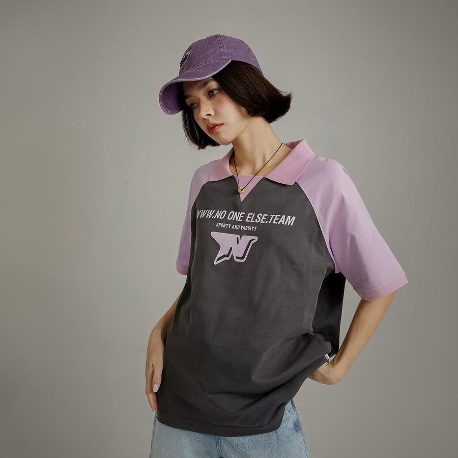 CHUU Colorblocked Raglan T-Shirt