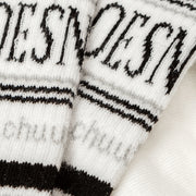 Size Doesnt Matter Lettering High Socks