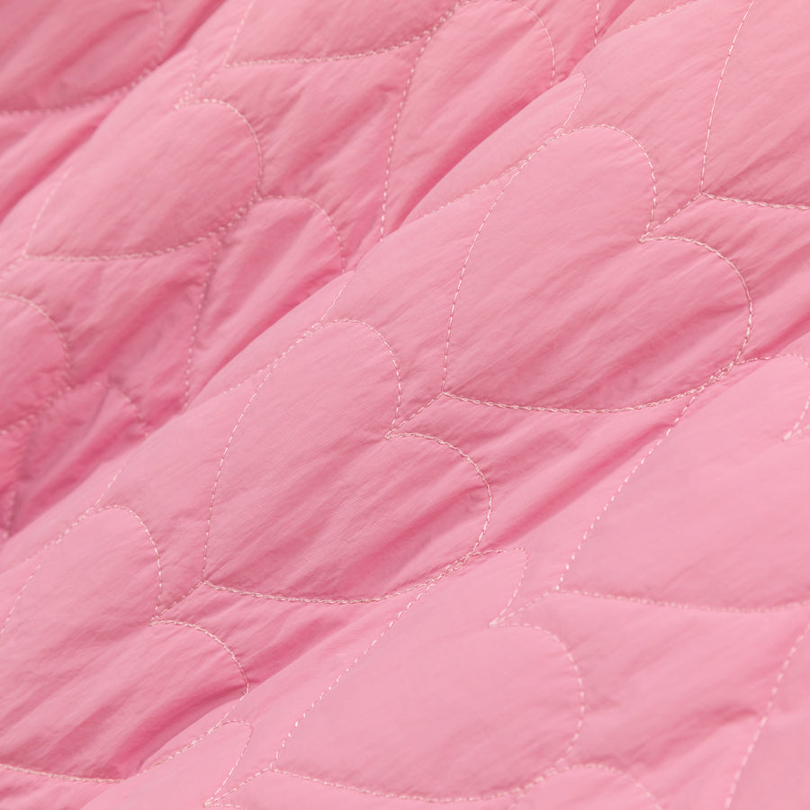 CHUU Color Heart Quilted Jacket