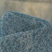 Stitched Ripped Washed Wide Denim Jeans