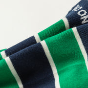 Noe Lettering Striped High Socks