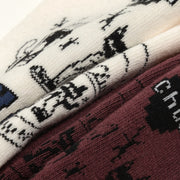 Character Lettering Socks