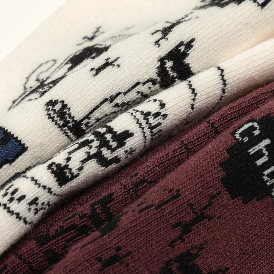 CHUU Character Lettering Socks