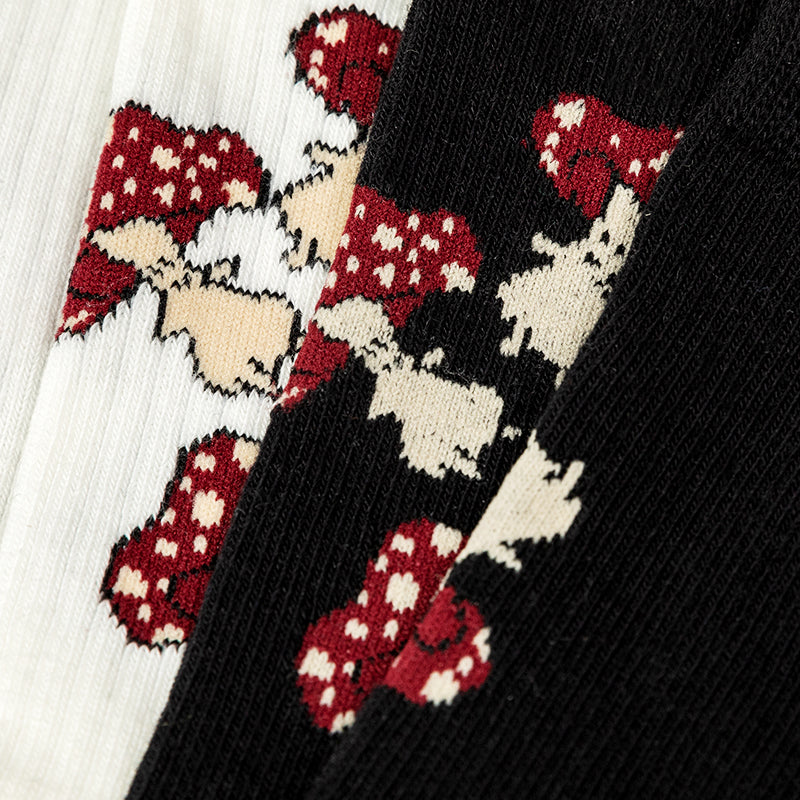 CHUU Dancing Mushroom Ankle Socks