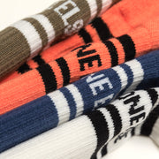 Color Lettering Basic High Socks