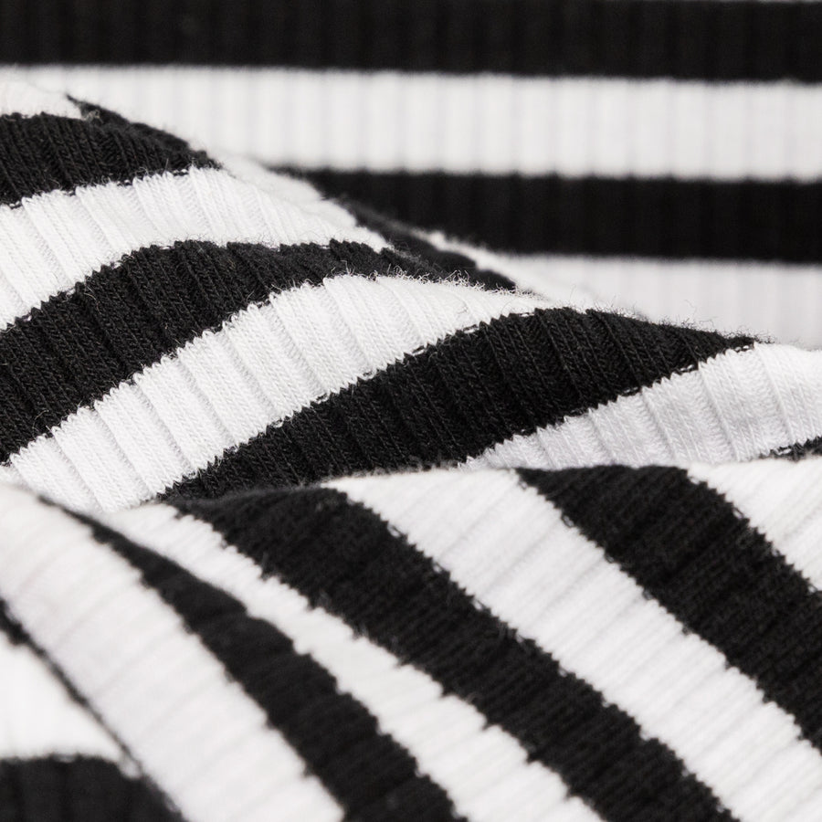 CHUU Striped Shirring Sleeveless Dress