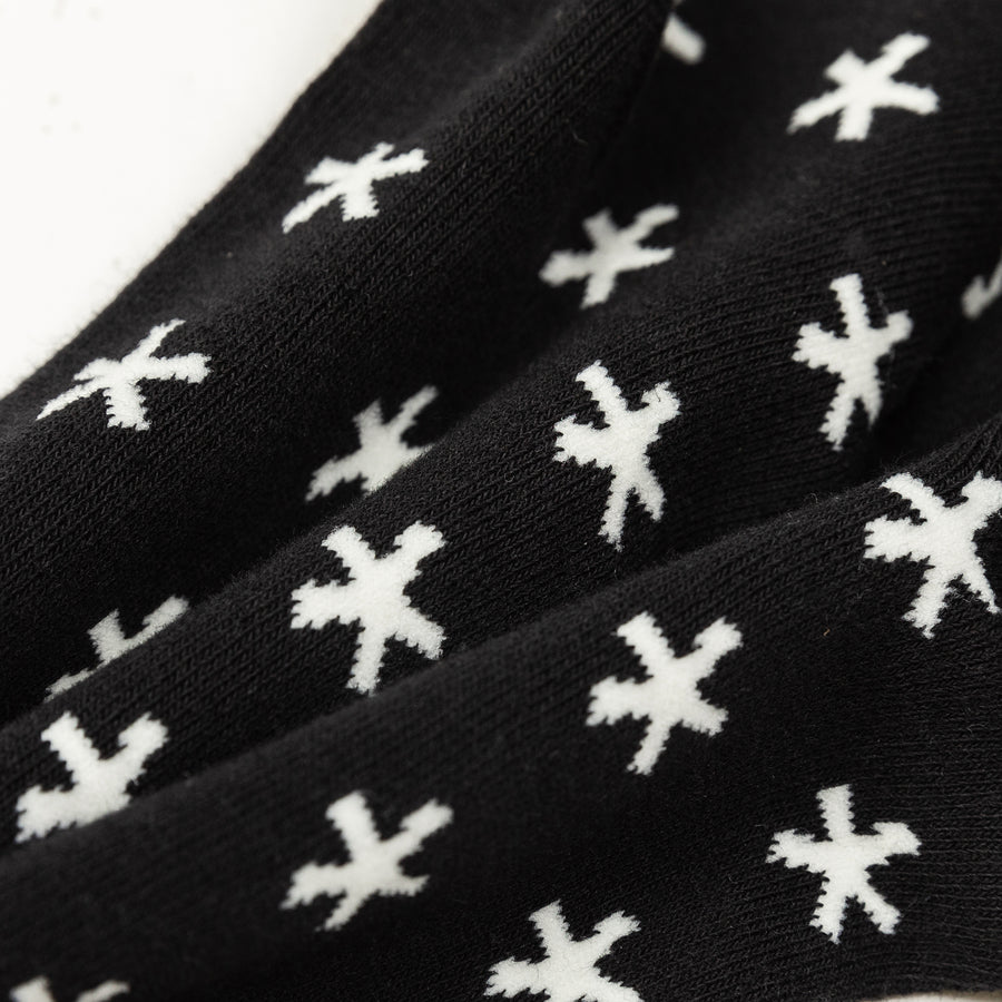 CHUU Light Color Star Jacquard Socks