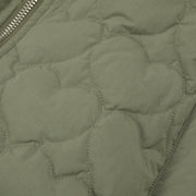 Heart Quilted Padded Jacket