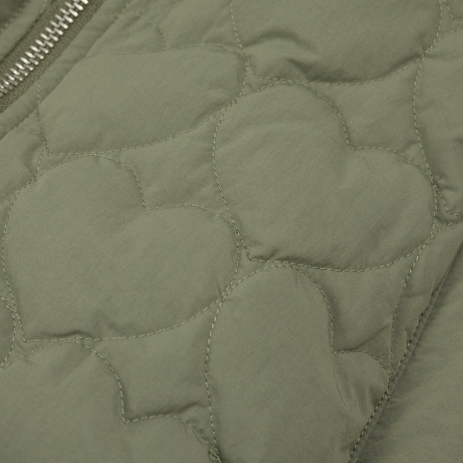 CHUU Heart Quilted Padded Jacket