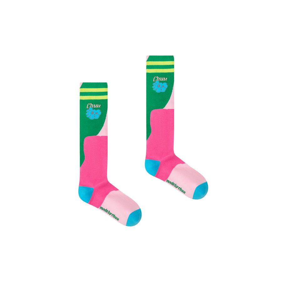 CHUU Sporty Color Knee Socks