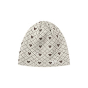 Argyle Heart Beanie