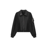 High Neck Pocket Jacket