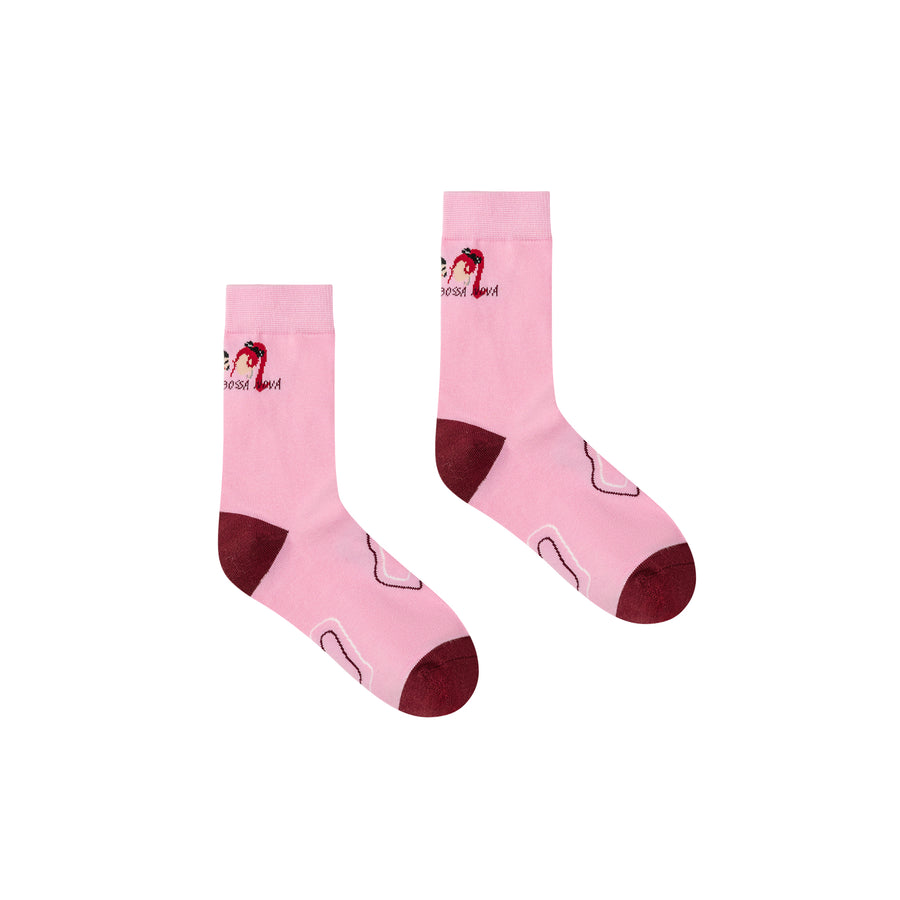 CHUU Character Color Matching Socks