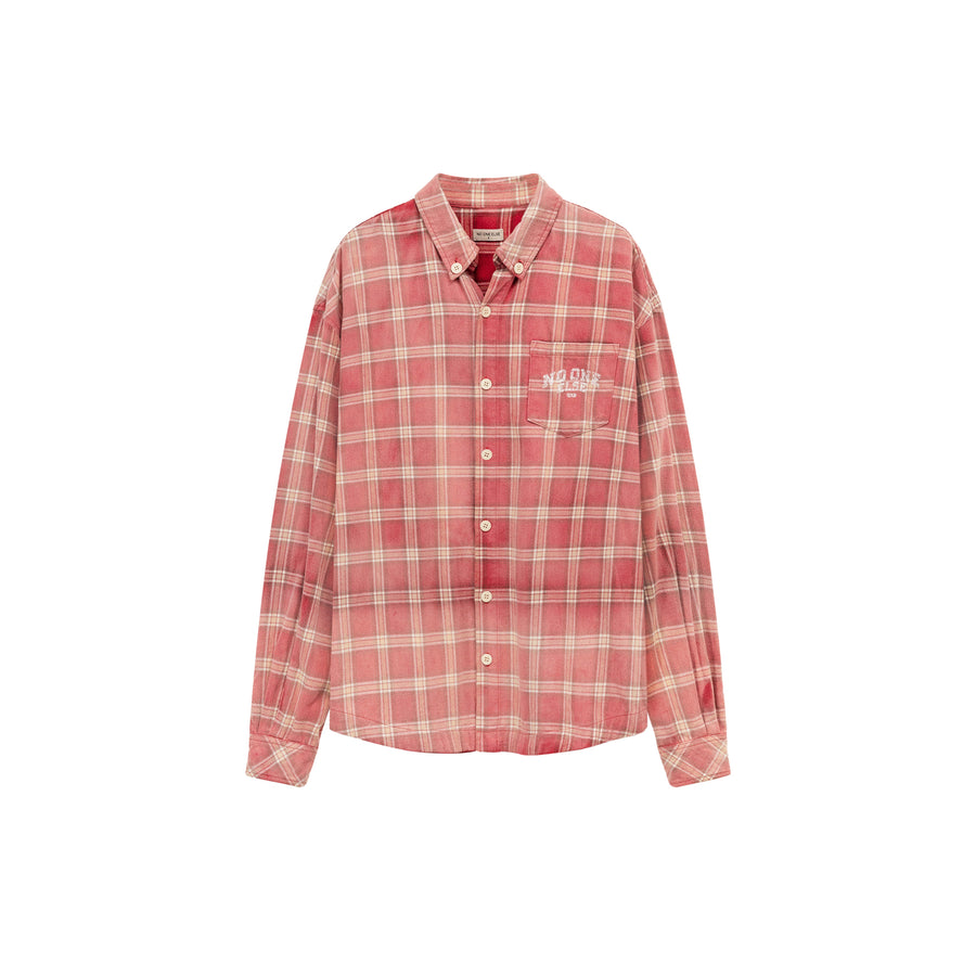 CHUU Check Loose Fit Shirt