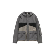 Pocket Color Simple Hooded Jacket