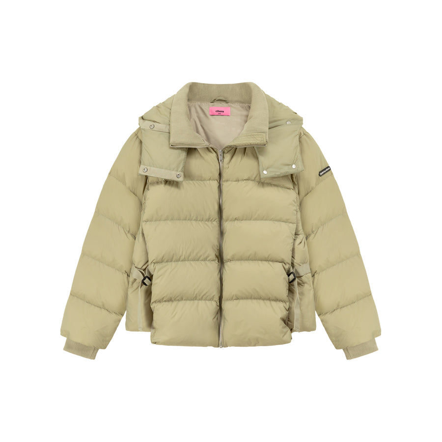 CHUU Solid Hooded Padded Jacket