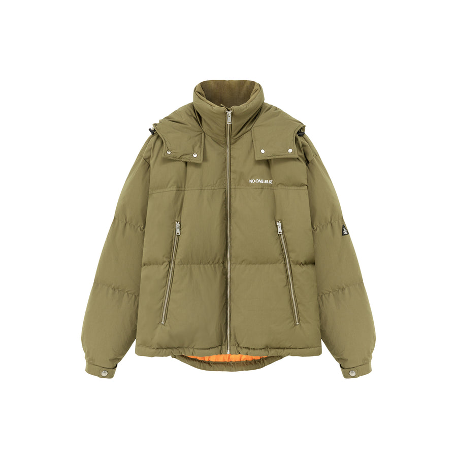 CHUU Hooded Loose Padded Jacket