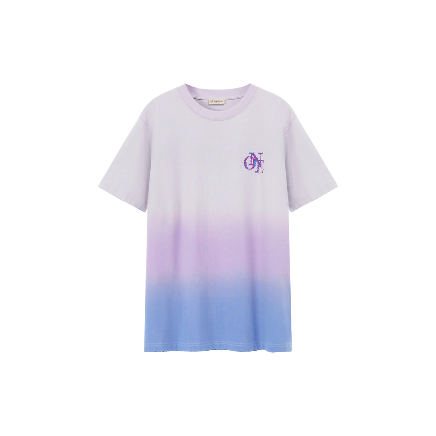 CHUU Logo Gradient Boxy T-Shirt