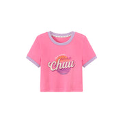 Color Combination Hot And Chill Line T-Shirt