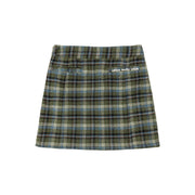 Logo Check Mini Skirt