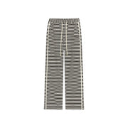 Elastic Waist Stripe Casual Pants