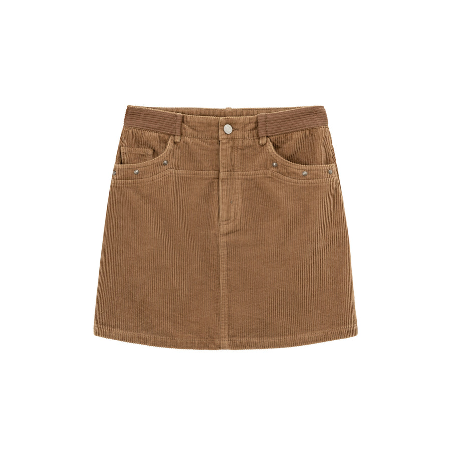 CHUU Corduroy Mini Skirt