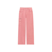 Frayed Sides Pocket Pants