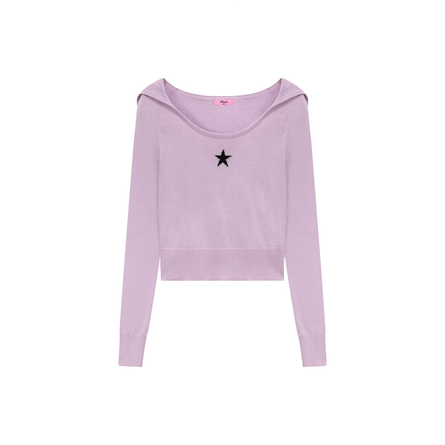 CHUU You Are A Star Hooded Sweater