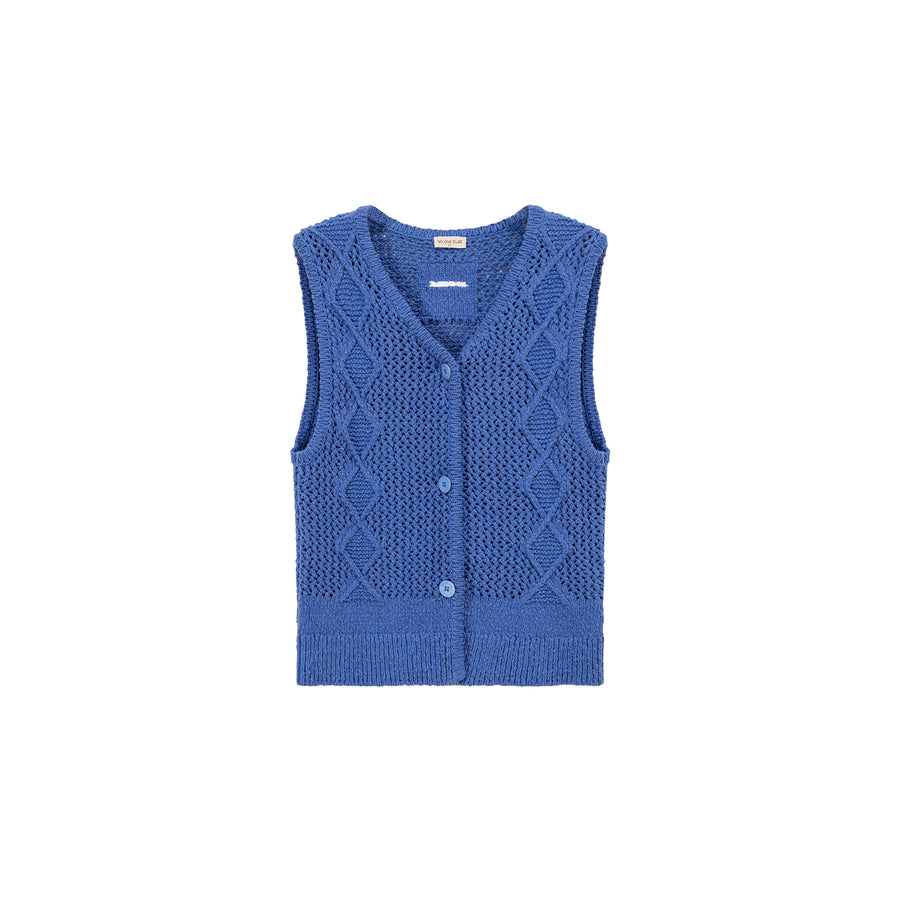 CHUU V-Neck Button Knit Vest