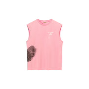 Heart Boxy Sleeveless T-Shirt