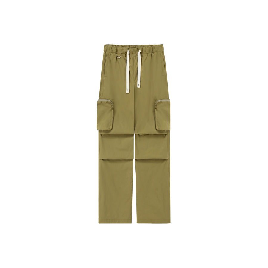 CHUU Casual Drawstring Wide Cargo Pants